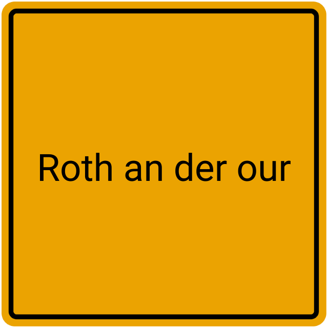 Meldebestätigung Roth an der Our